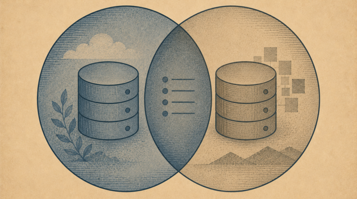 Illustration comparing AncestryDNA and MyHeritage for Norwegian research