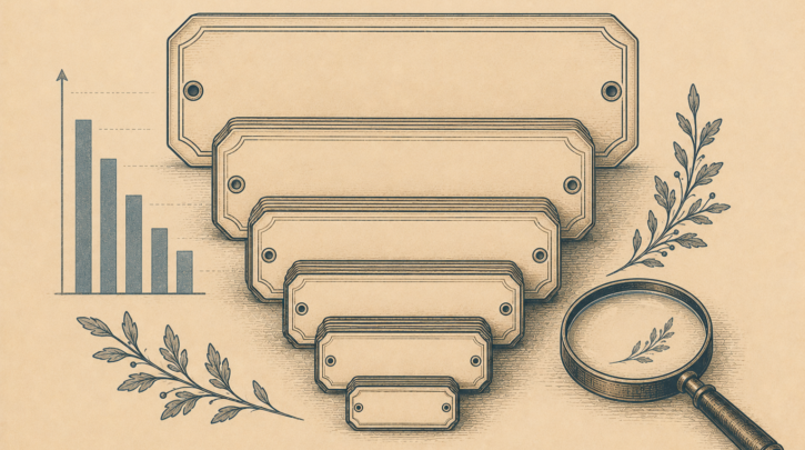 Illustration representing the most common Norwegian surnames
