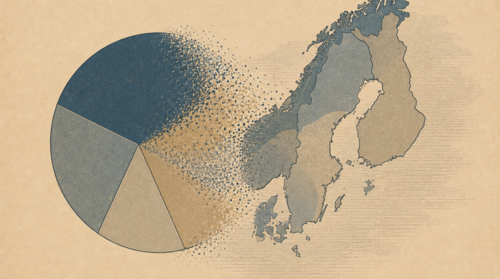 Illustration of interpreting a broad Norwegian and Scandinavian DNA ethnicity estimate