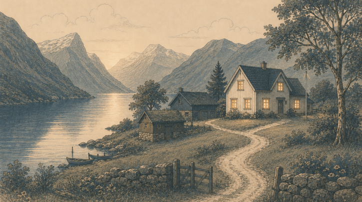 Illustration of Norwegian heritage and belonging, independent of citizenship