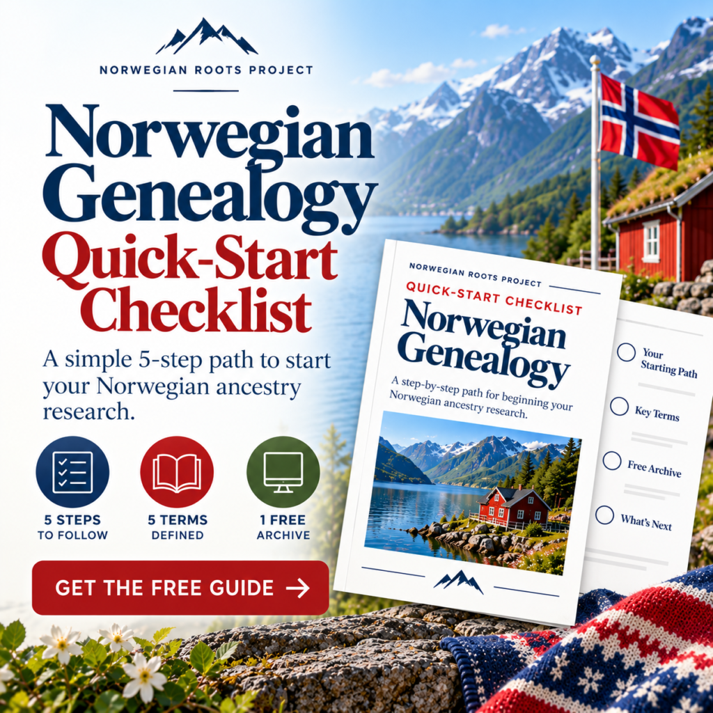 norwegian genealogy checklist side banner